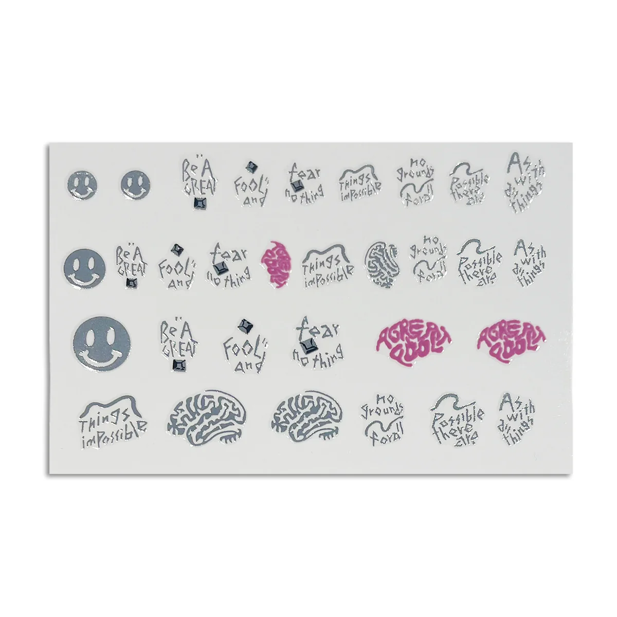 “BACK TO AGF” Nail Stickers