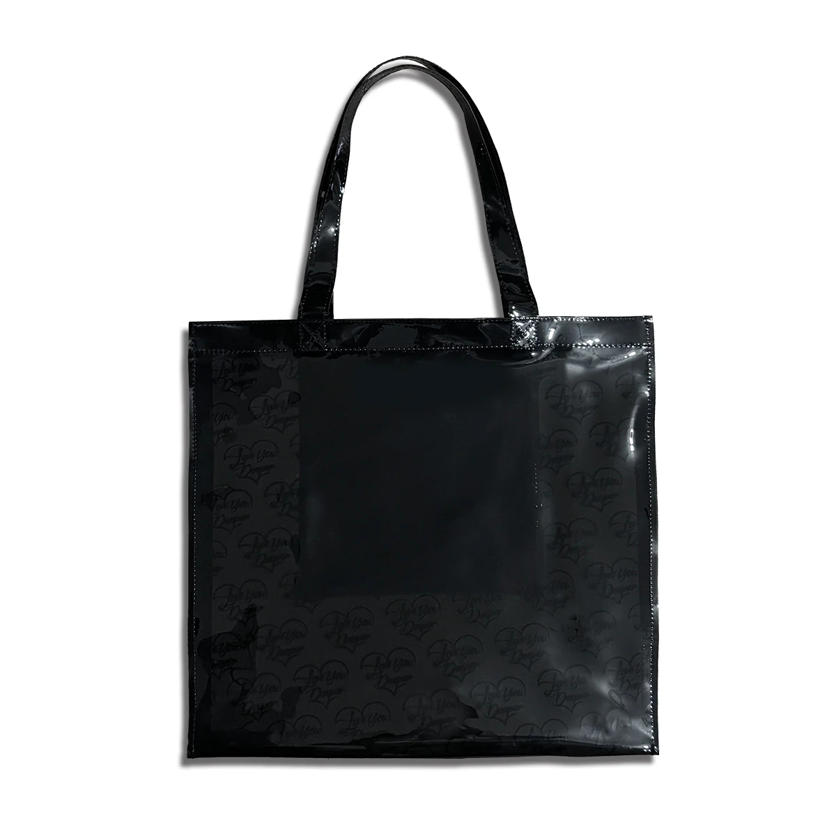 Love You Deeper Clear Tote Bag - Image 2