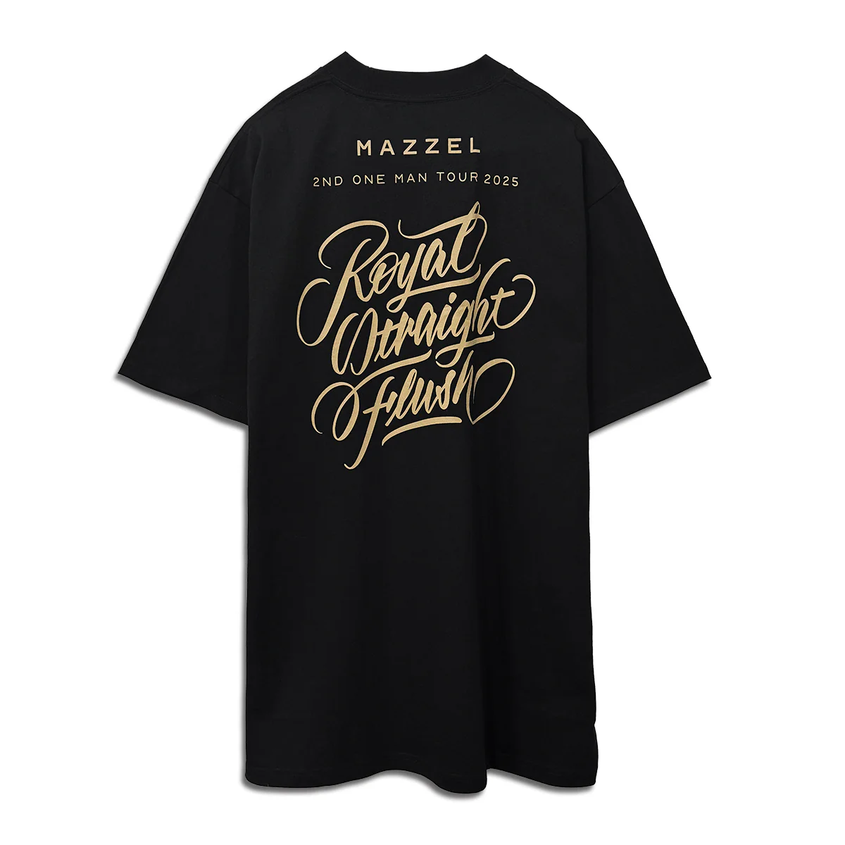 MAZZEL “Royal Straight Flush" Tシャツ BK - Image 2