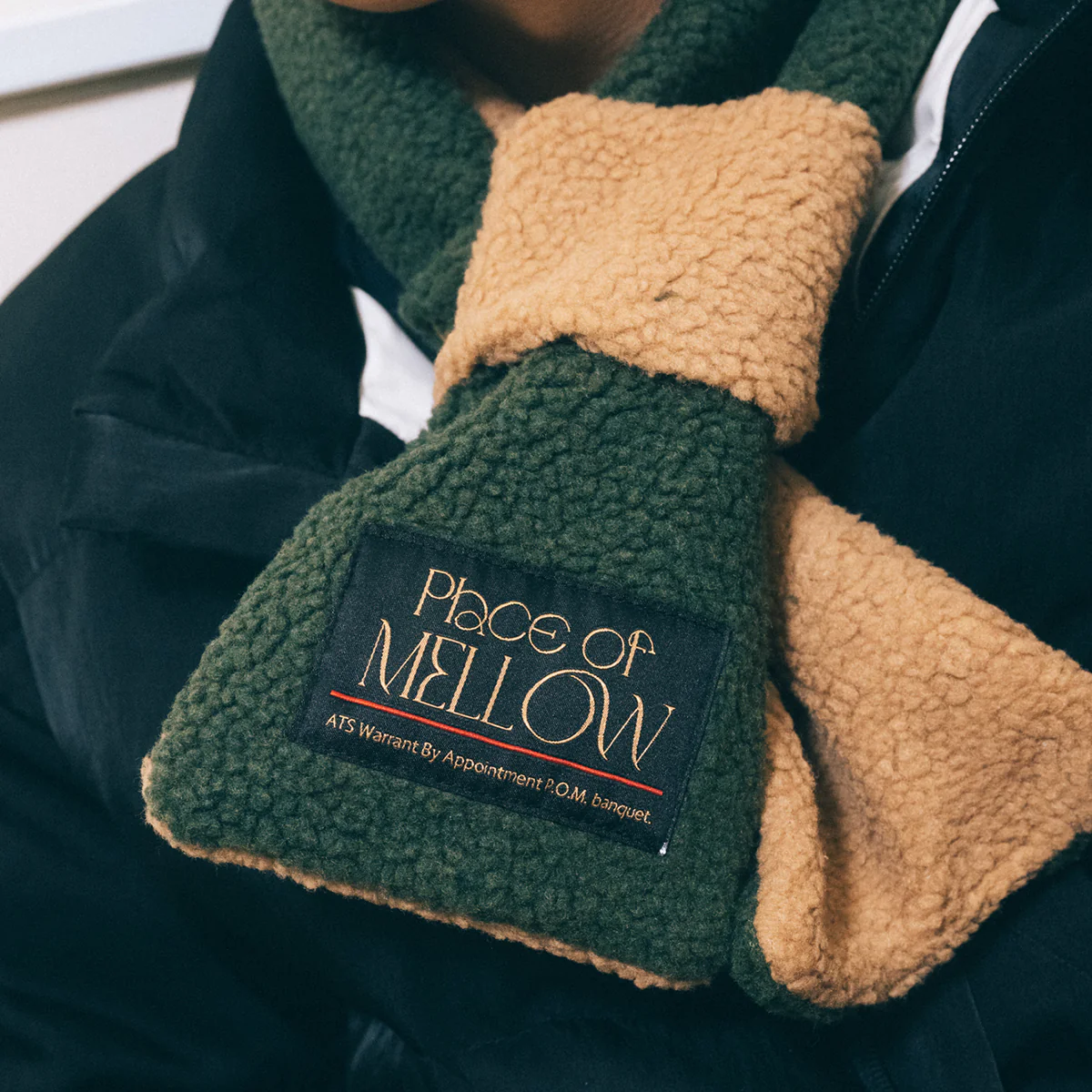 “Place of Mellow” Fleece Muffler - Image 5
