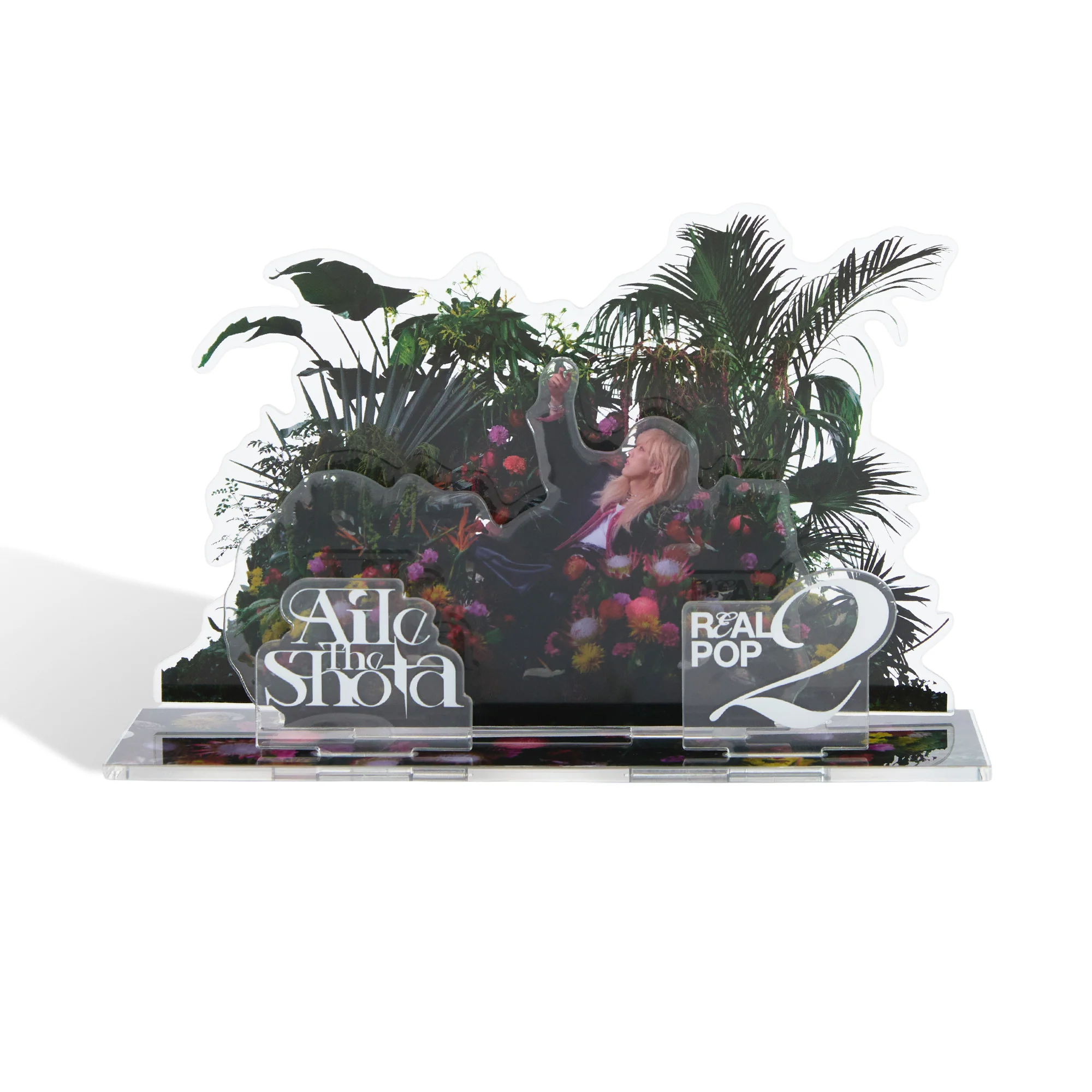 “REAL POP2” Flower Acrylic Stand
