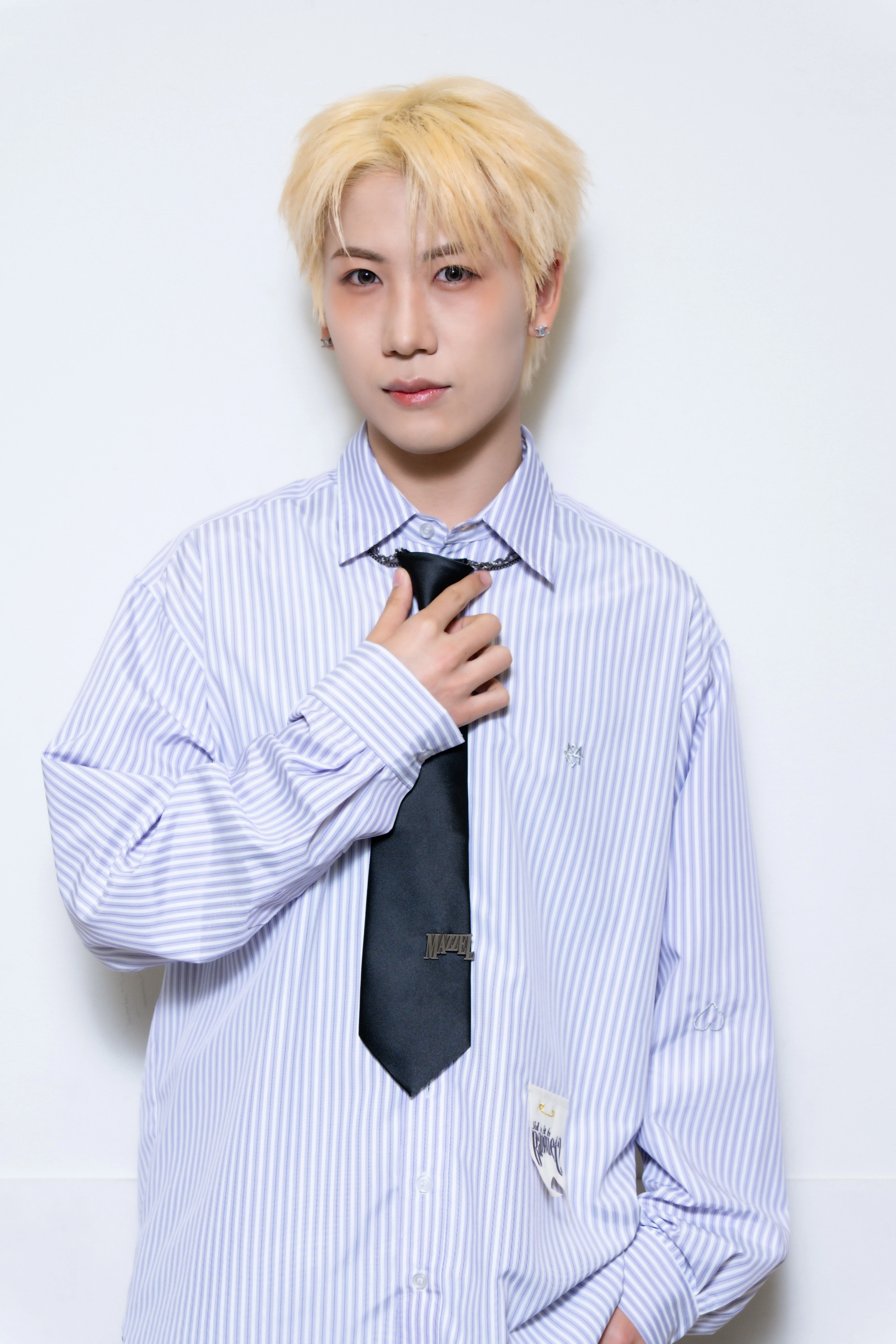 [Shall we hit the Banquet?] ネクタイネックレス BLACK - Image 3