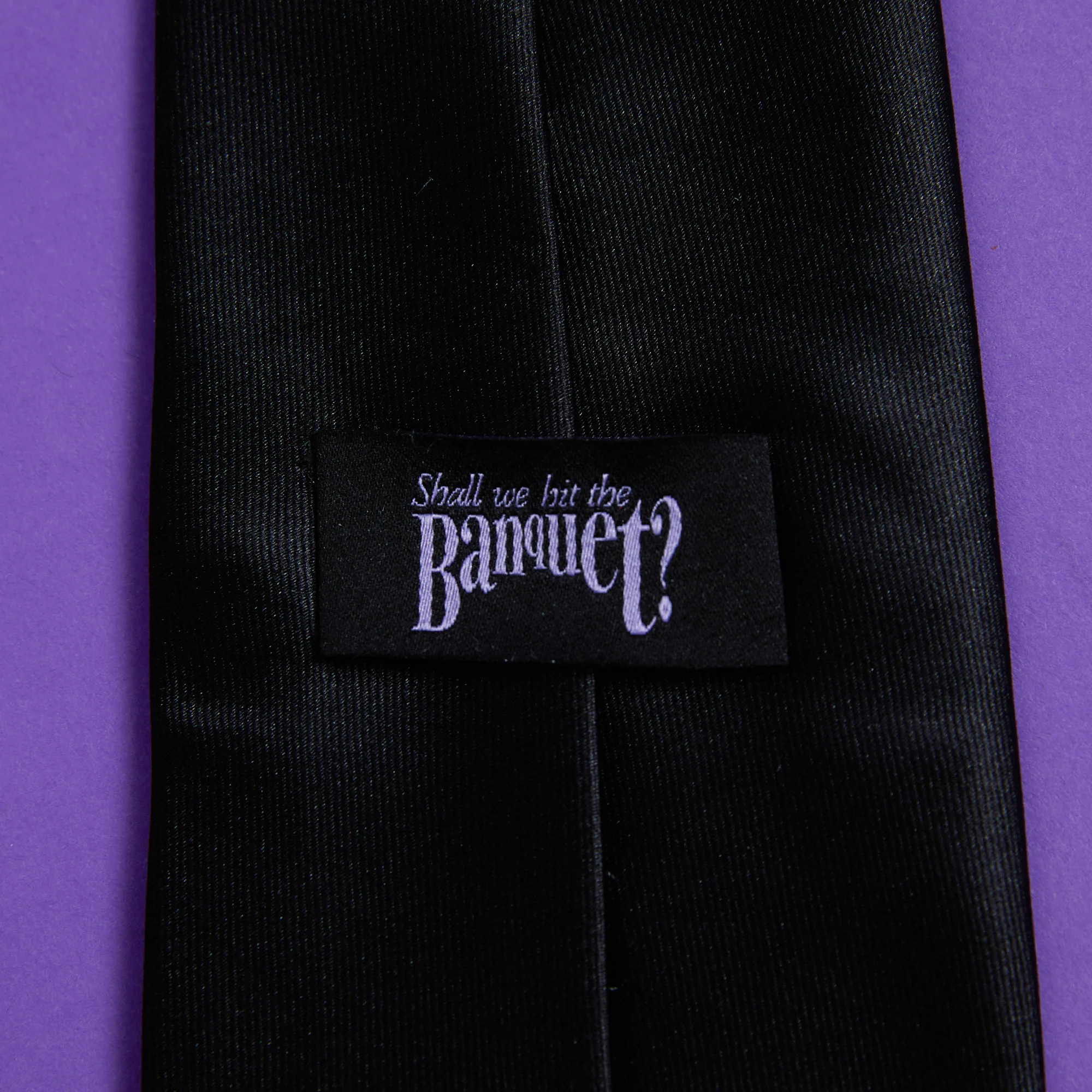 [Shall we hit the Banquet?] ネクタイネックレス BLACK - Image 6