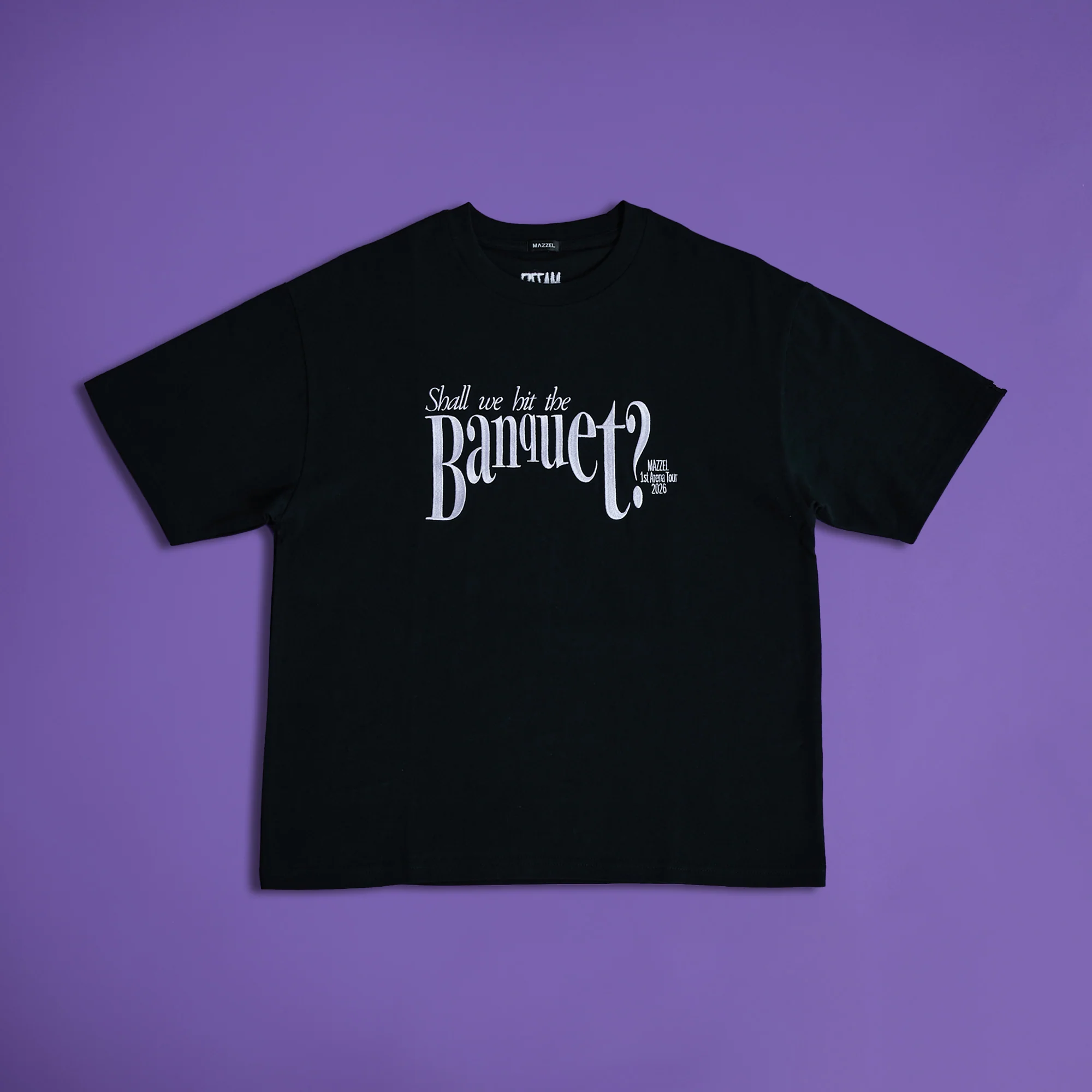 [Shall we hit the Banquet?] Tシャツ BLACK