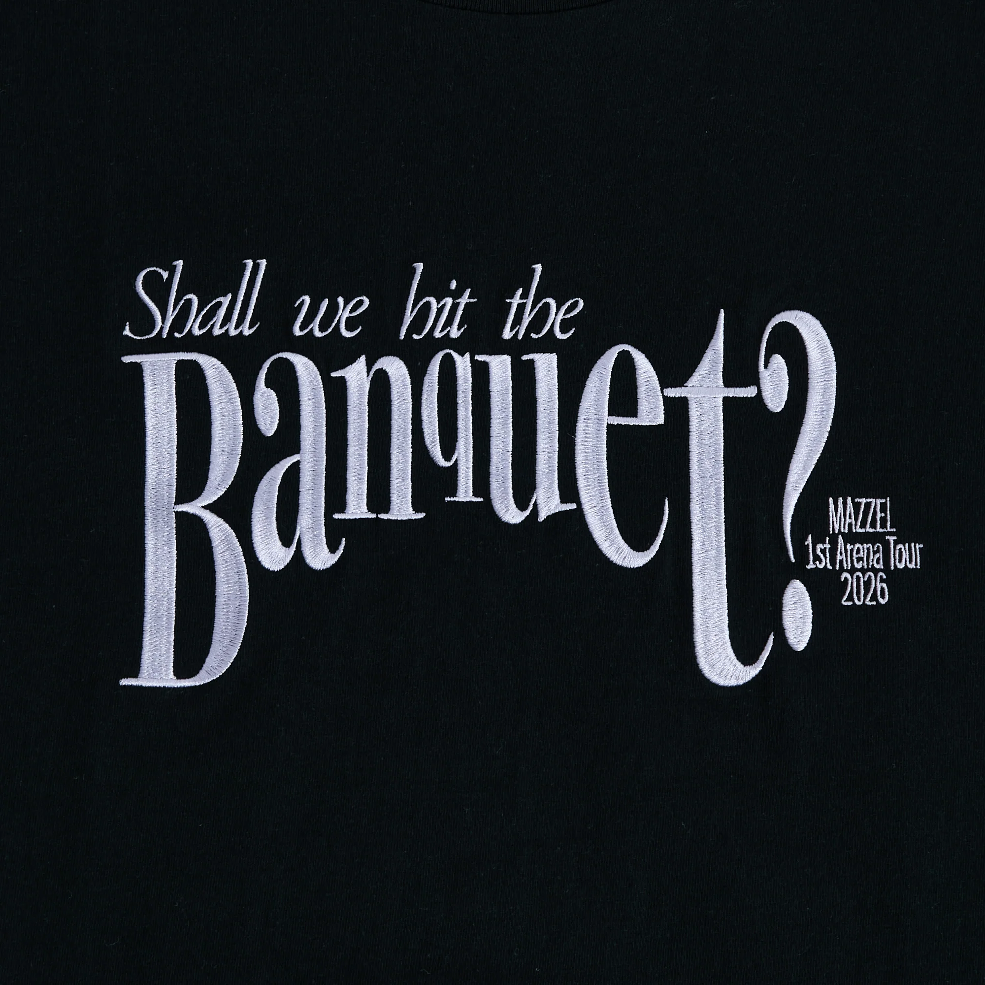 [Shall we hit the Banquet?] Tシャツ BLACK - Image 6