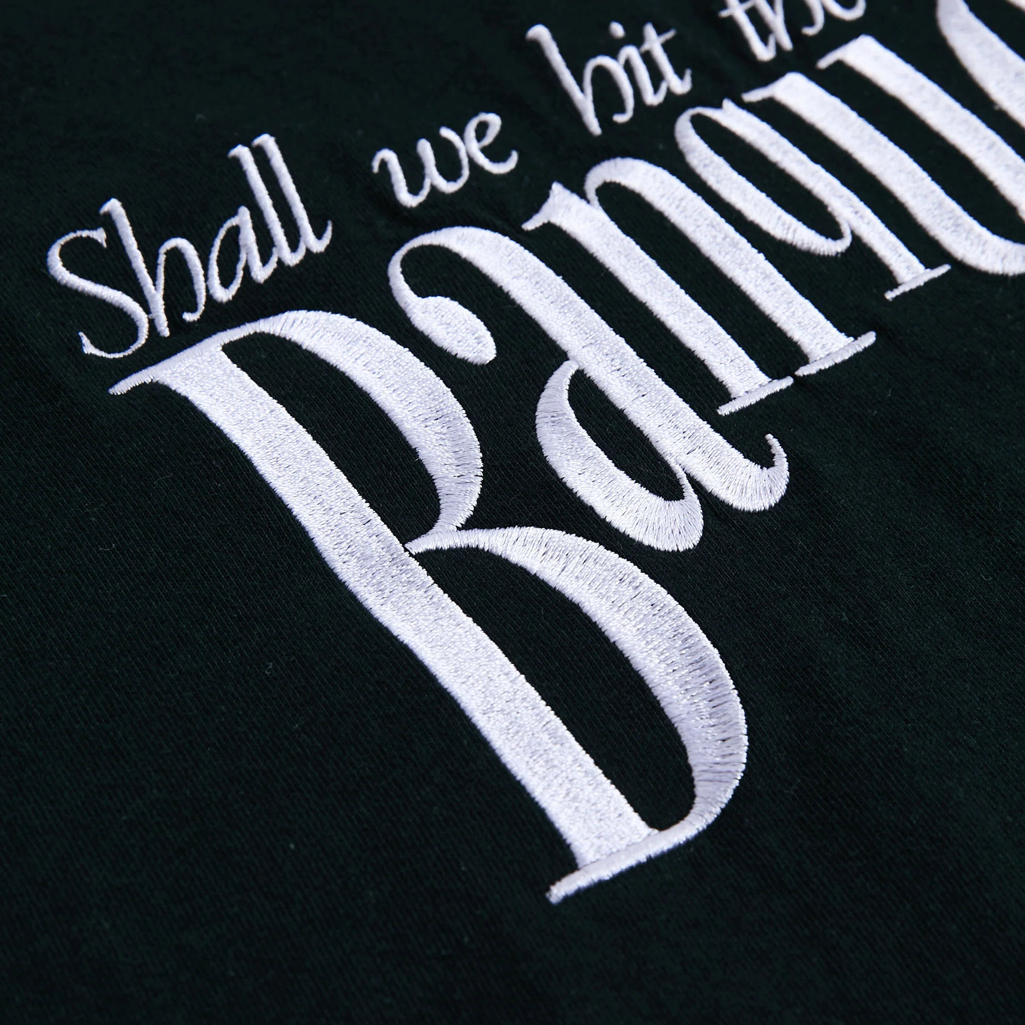 [Shall we hit the Banquet?] Tシャツ BLACK - Image 7