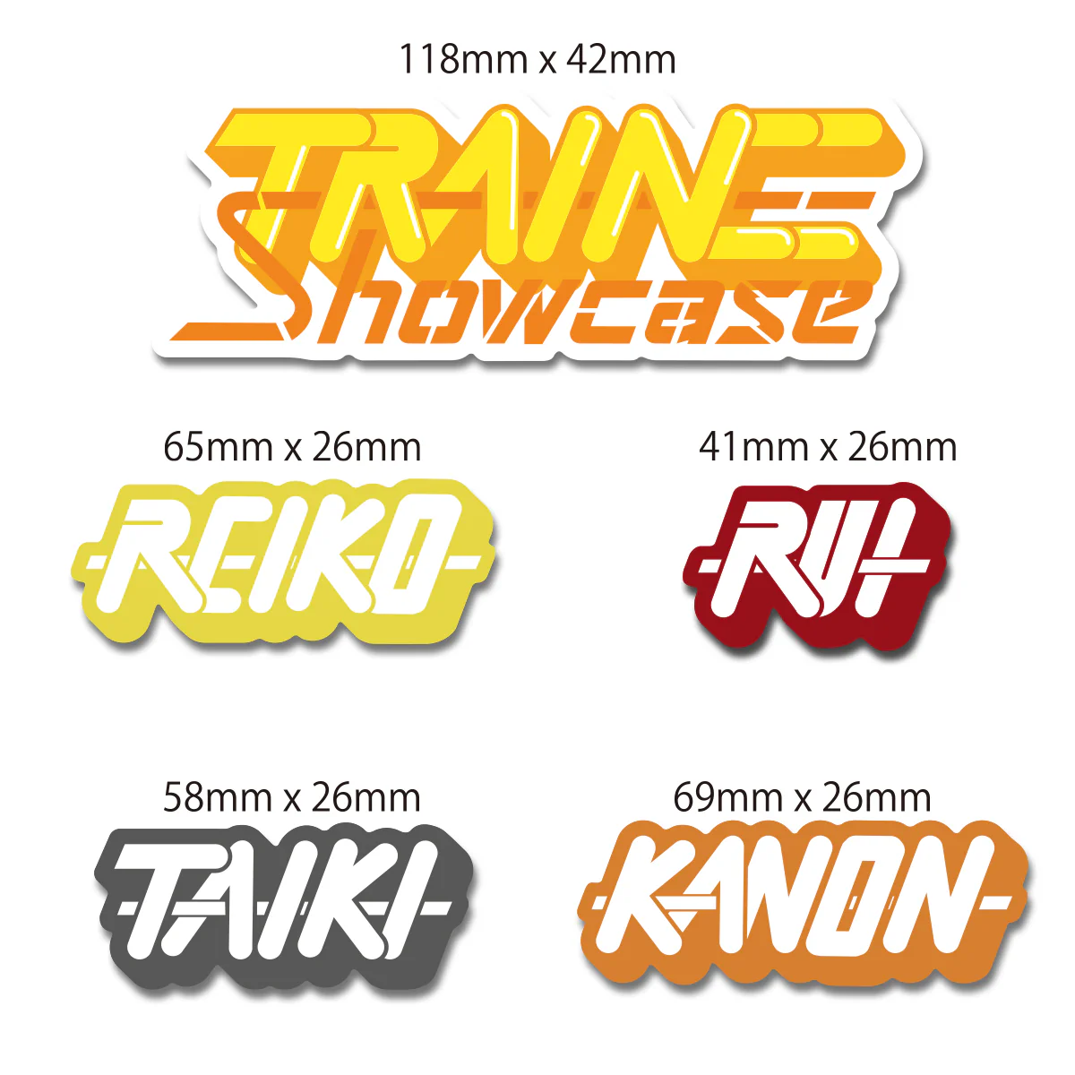 TRAINEE Showcase ステッカーセット - Image 2